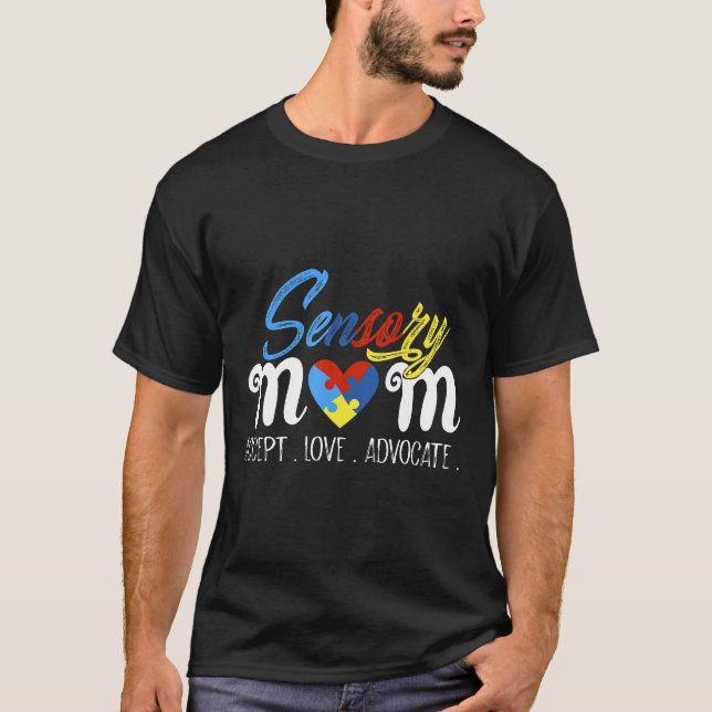 Autism-Sensory Mum  Special Needs Mum Spd Tee Auti (Front)