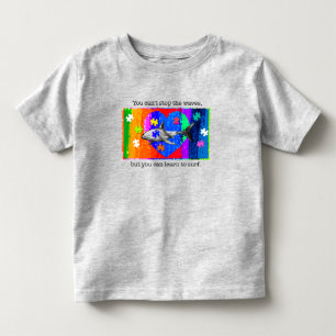 Autism Shark 2T GREY Toddler T-Shirt