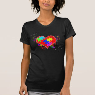 Autism Shining Heart T-Shirt