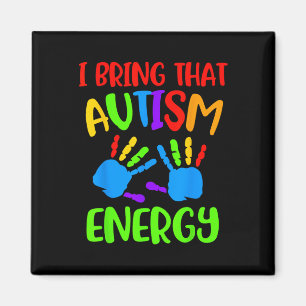 Autism Shirt Autism Energy Spectrum Asd Awareness Magnet