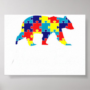 Autism Shirt Mama Bea Poster