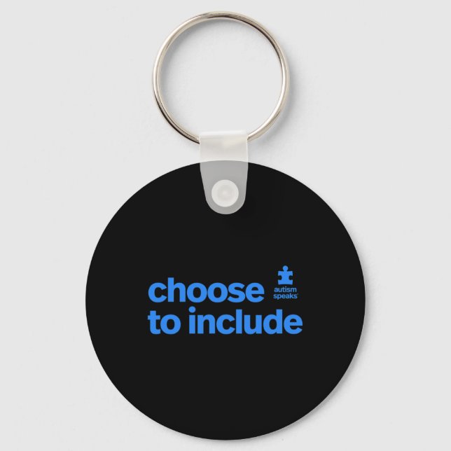 Autism Speaks - Autism Awareness Choose To Include Key Ring (Front)