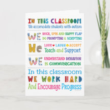 Autism Special Ed Teacher Appreciation