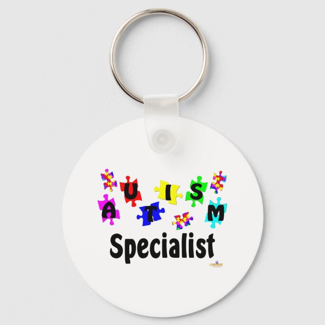 Autism Specialist Key Ring (Front)