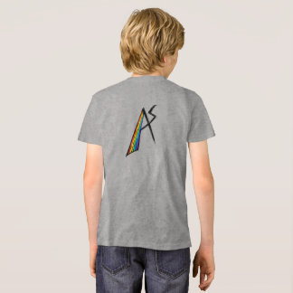 Autism Spectrum AS Symbol | Modern Rainbow kids Tri-Blend Shirt
