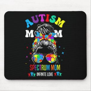 Autism Spectrum Mum Infinite Love Autism Awareness Mouse Pad