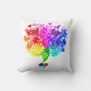 Autism Spectrum Tree Cushion