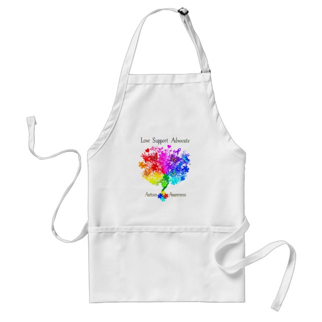 Autism Spectrum Tree Standard Apron (Front)
