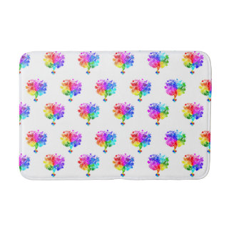 Autism Spectrum Trees Bath Mat