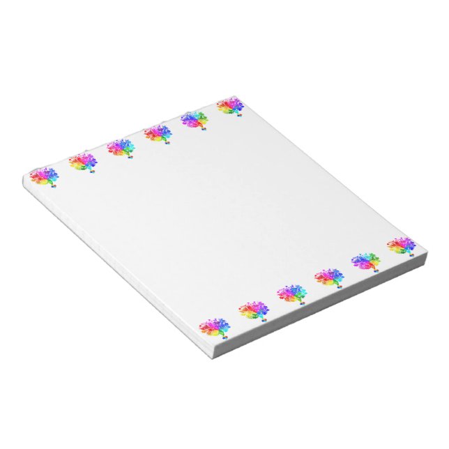 Autism Spectrum Trees Notepad (Angled)