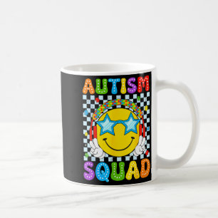 Autism squad funny puzzle autism awareness men coffee mug