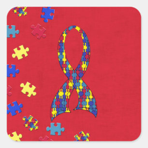 Autism Square Sticker