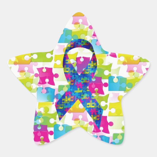 Autism Star Sticker (Front)
