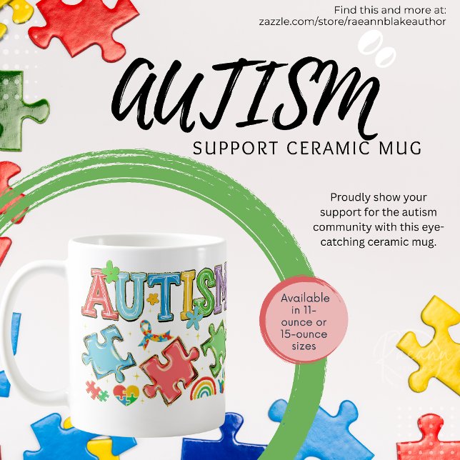Autism Support Ceramic Mug (Creator Uploaded)