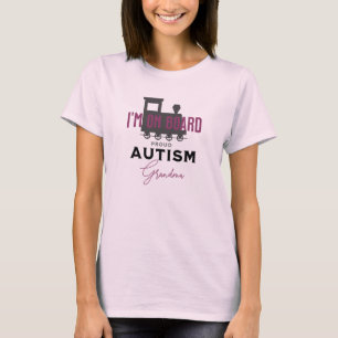 Autism Support Proud Autism Grandma T-Shirt