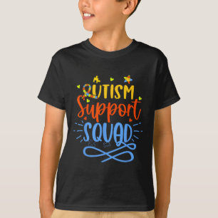 Autism Support Squad Autism Awareness Family Group T-Shirt