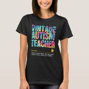 Autism Teacher Appreciation Week Back to School T-Shirt