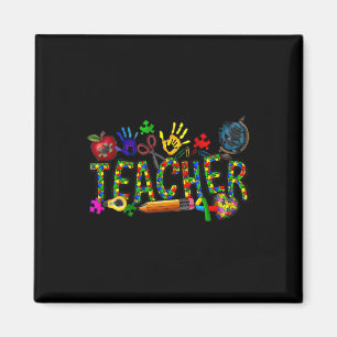 Autism Teacher Autism Awareness Coquette Autism Magnet