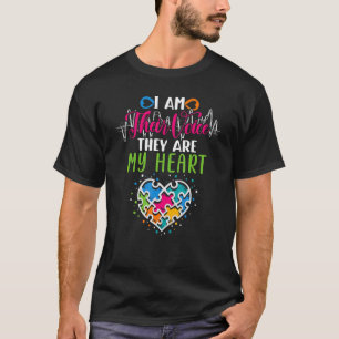 Autism Teacher I Am Their Voice They Are My Heart T-Shirt