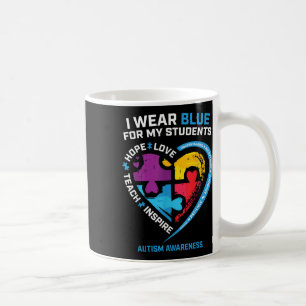 Autism Teacher Shirts Men Women Teachers Autism Aw Coffee Mug