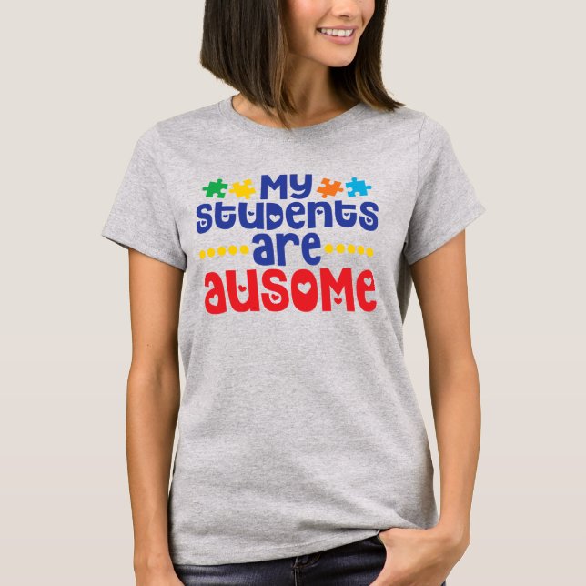 Autism Teacher  Women's Basic T-Shirt (Front)