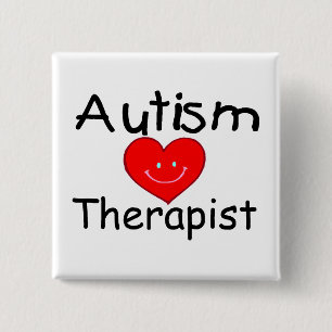 Autism Therapist Hrt) 15 Cm Square Badge