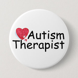 Autism Therapist (Hrt Puzzle) 7.5 Cm Round Badge