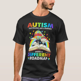 Autism Travelling Life's Journey Using A Different T-Shirt