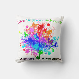Autism Tree in Spectrum Cushion