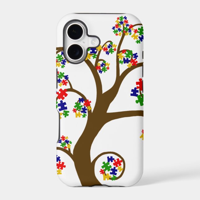 Autism Tree of Life iPhone Case (Back)