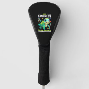 Autism Turtle Autistic Puzzle Autism Awareness Golf Head Cover