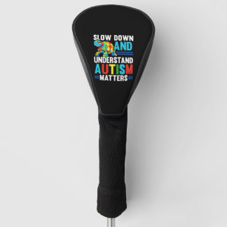Autism Turtle Autistic Puzzle Autism Awareness    Golf Head Cover