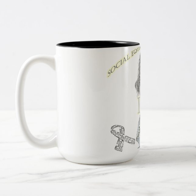 Autism Two-Tone Coffee Mug (Left)