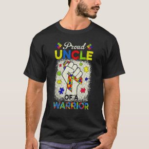 Autism Uncle Of Autism Awareness Warrior Support A T-Shirt