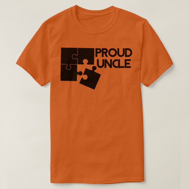 Autism Uncle T-Shirt (Design Front)
