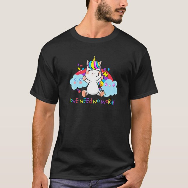 Autism Unicorn Premium T-Shirt (Front)