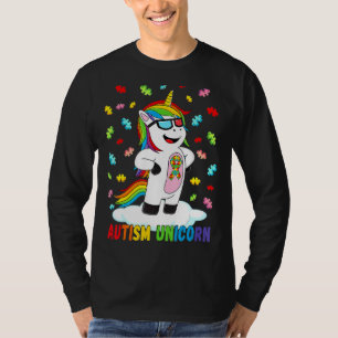 Autism Unicorn Puzzles Autism Awareness Autistic S T-Shirt