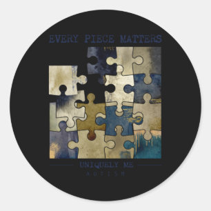 Autism Uniquely Me All Pieces © Sticker