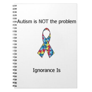 Autism vs Ignorance Spiral Notebook