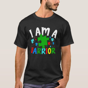 Autism Warrior Awareness Supports Autistic Individ T-Shirt