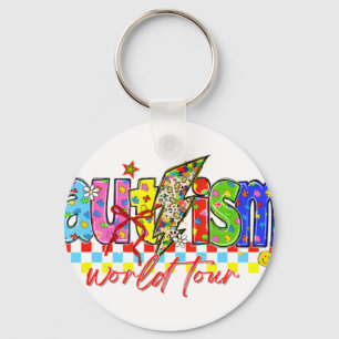 Autism World Tour Acceptance Is A Choice Autism Aw Key Ring