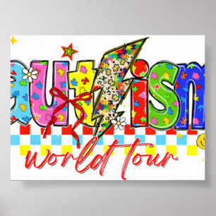 Autism World Tour Acceptance Is A Choice Autism Aw Poster