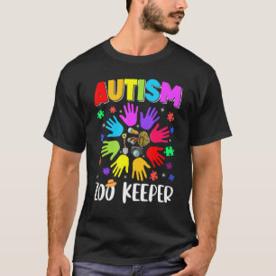 Autism Zoo Keeper Puzzle Autism Awareness Autistic T-Shirt