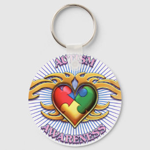 AUTISMTRIBALHEART15 KEY RING