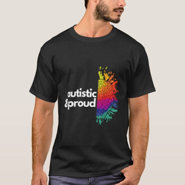 Autistic And Proud 2 0 T-Shirt (Front)