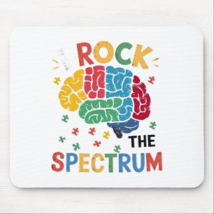 Autistic Autism Awareness Boys Toddler I Rock The Mouse Pad