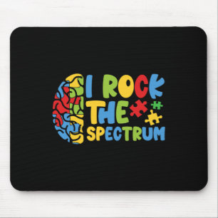 Autistic Autism Awareness Boys Toddler I Rock The  Mouse Pad
