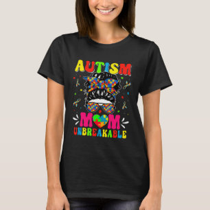 Autistic Autism Awareness Mum Life Women Mother s  T-Shirt