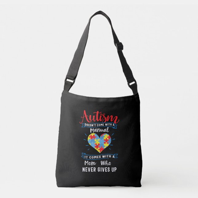 Autistic | Autism Doesn't Come With A Manual Crossbody Bag (Front)