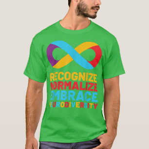 Autistic Awareness Month Embrace Neurodiversity AD T-Shirt